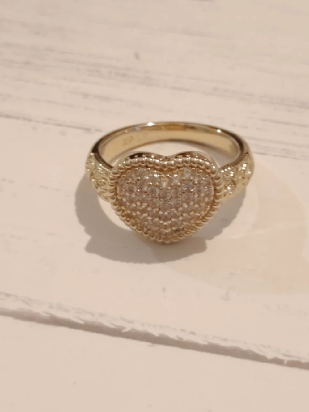 The surface is plated with a thin layer of real gold 14k